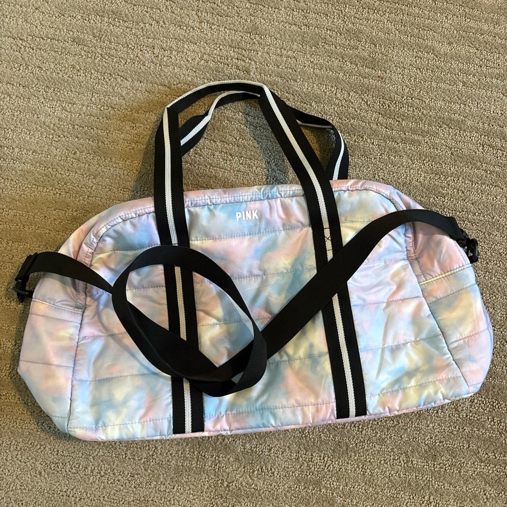 PINK Victoria's Secret Travel Bag with Black Straps